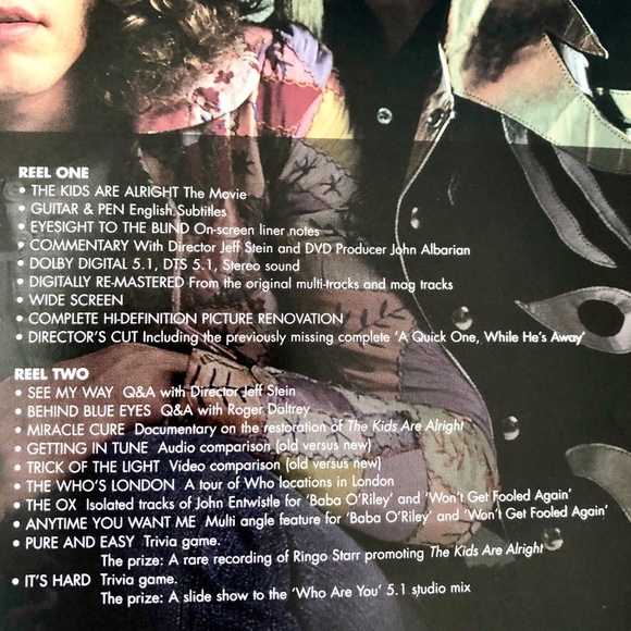 The Who,‎ Rock Band, The Kids Are Alright, 2003, Special Edition, 2 DVD Box Set - Picture 14 of 16